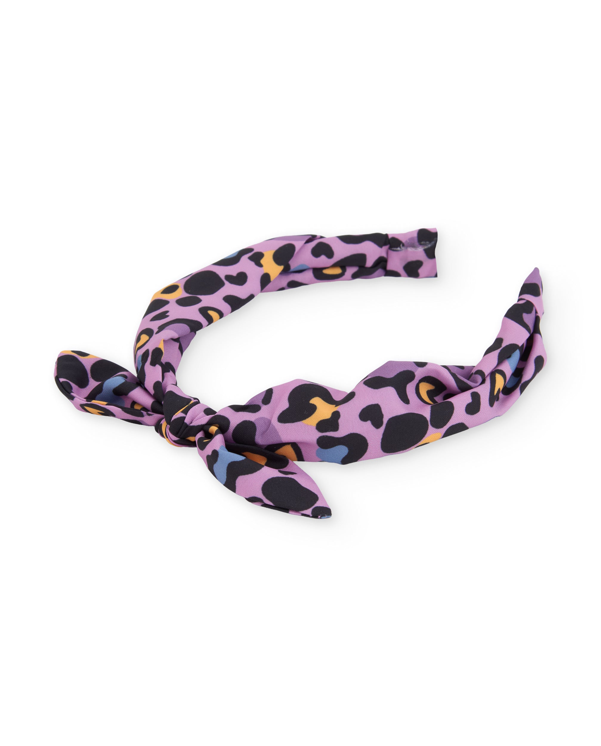 TucTuc Accessori Cerchietto Bimba Lilla Animalier Fiocco