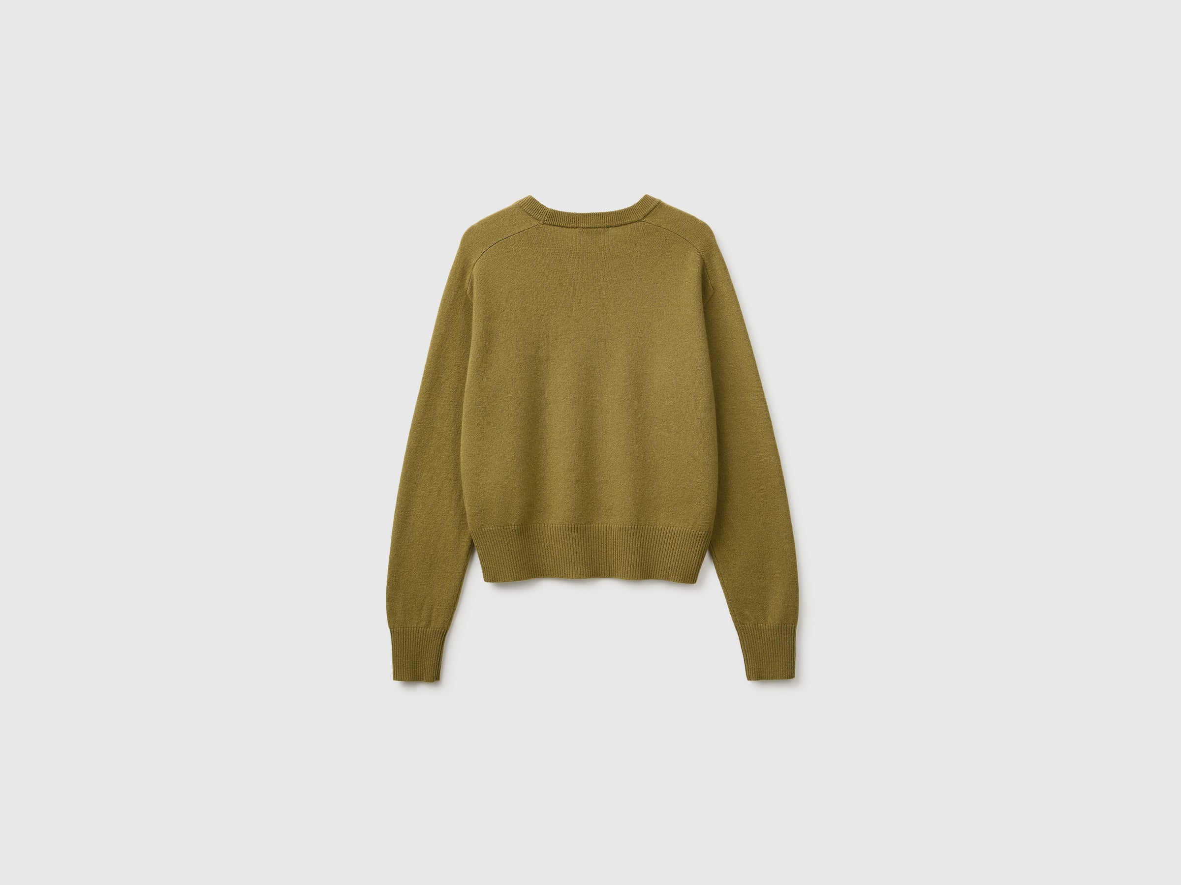 Benetton Sweaters Maglione girocollo misto cashmere taglia M