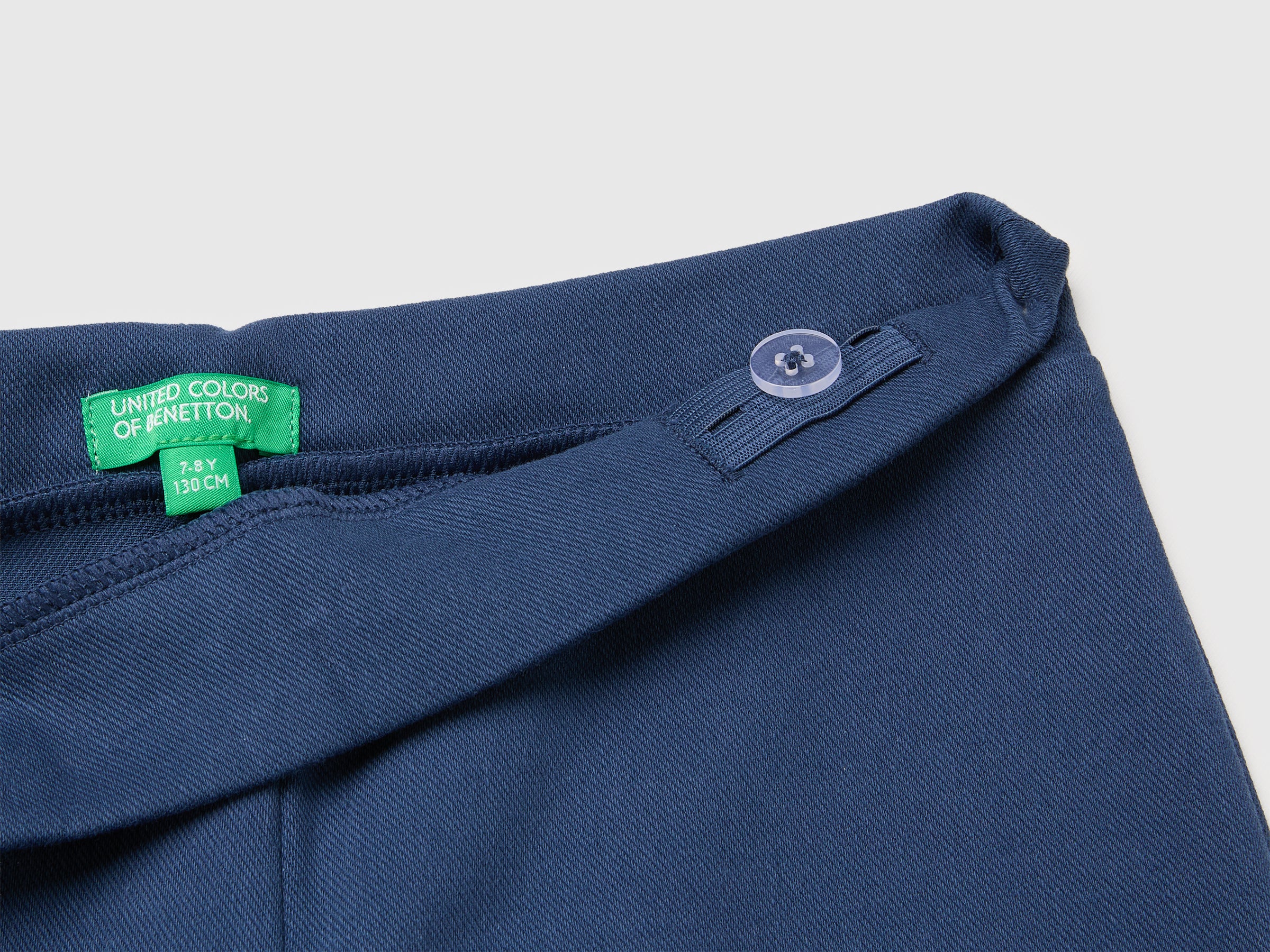 United Colors of Benetton Pantaloni L gamba larga cotone elasticizzato