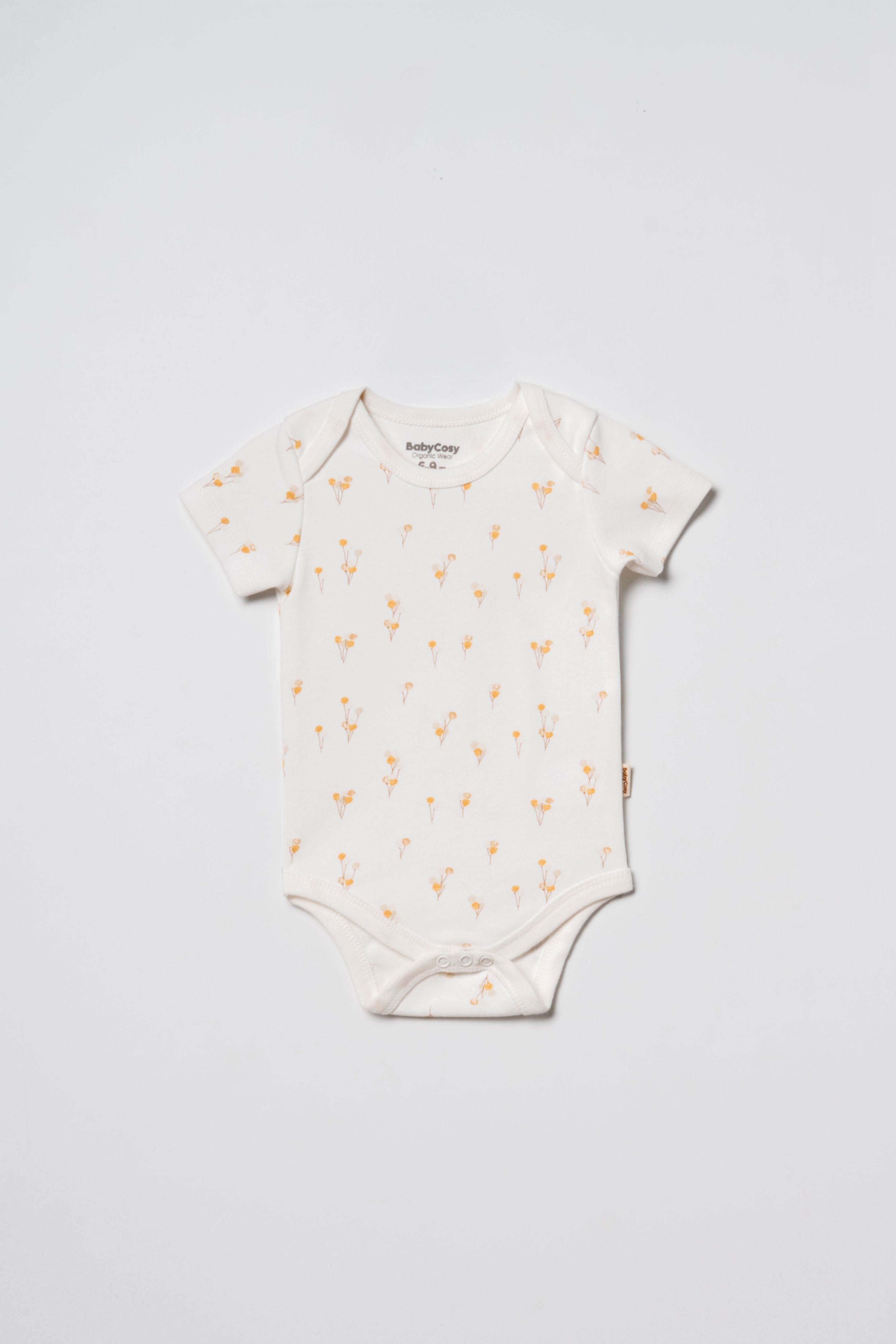 Kokarcia Babycosy Organic Set 2 Body Maniche Corte Cotone