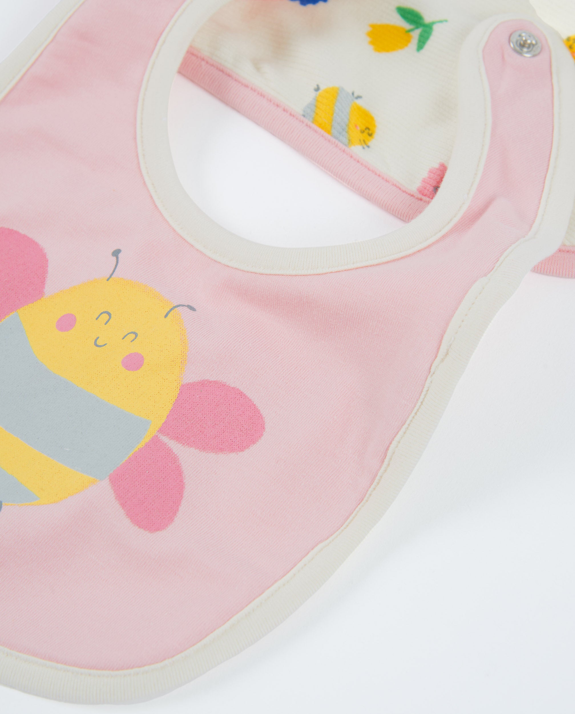 TucTuc Accessori Pack 2 Bavaglini Neonata Rosa Cotone