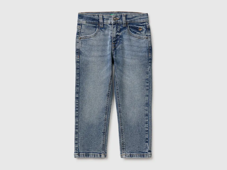 United Colors of Benetton Jeans slim-fit denim cotone