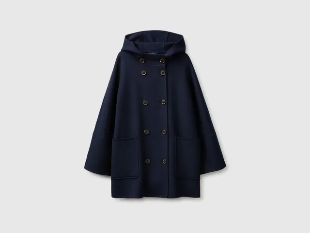 United Colors of Benetton Jackets cappotto doppiopetto S lana