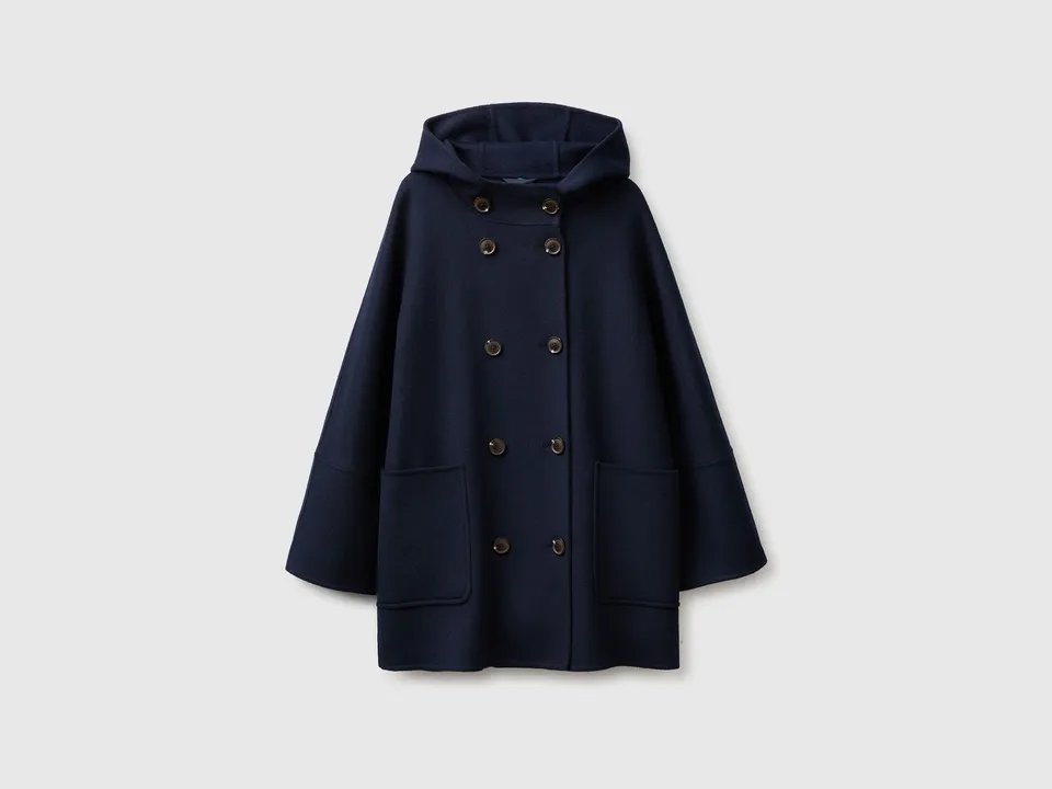 United Colors of Benetton Jackets cappotto doppiopetto S lana