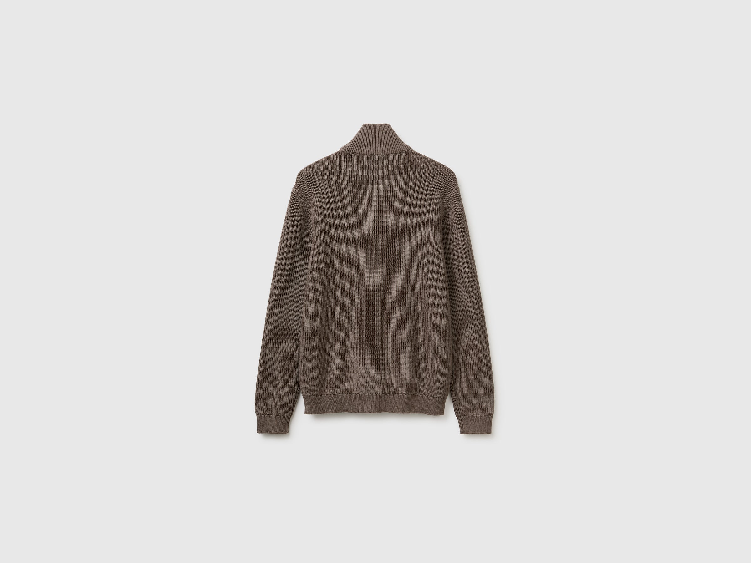 United Colors of Benetton Mock neck sweater maglione lana cotone