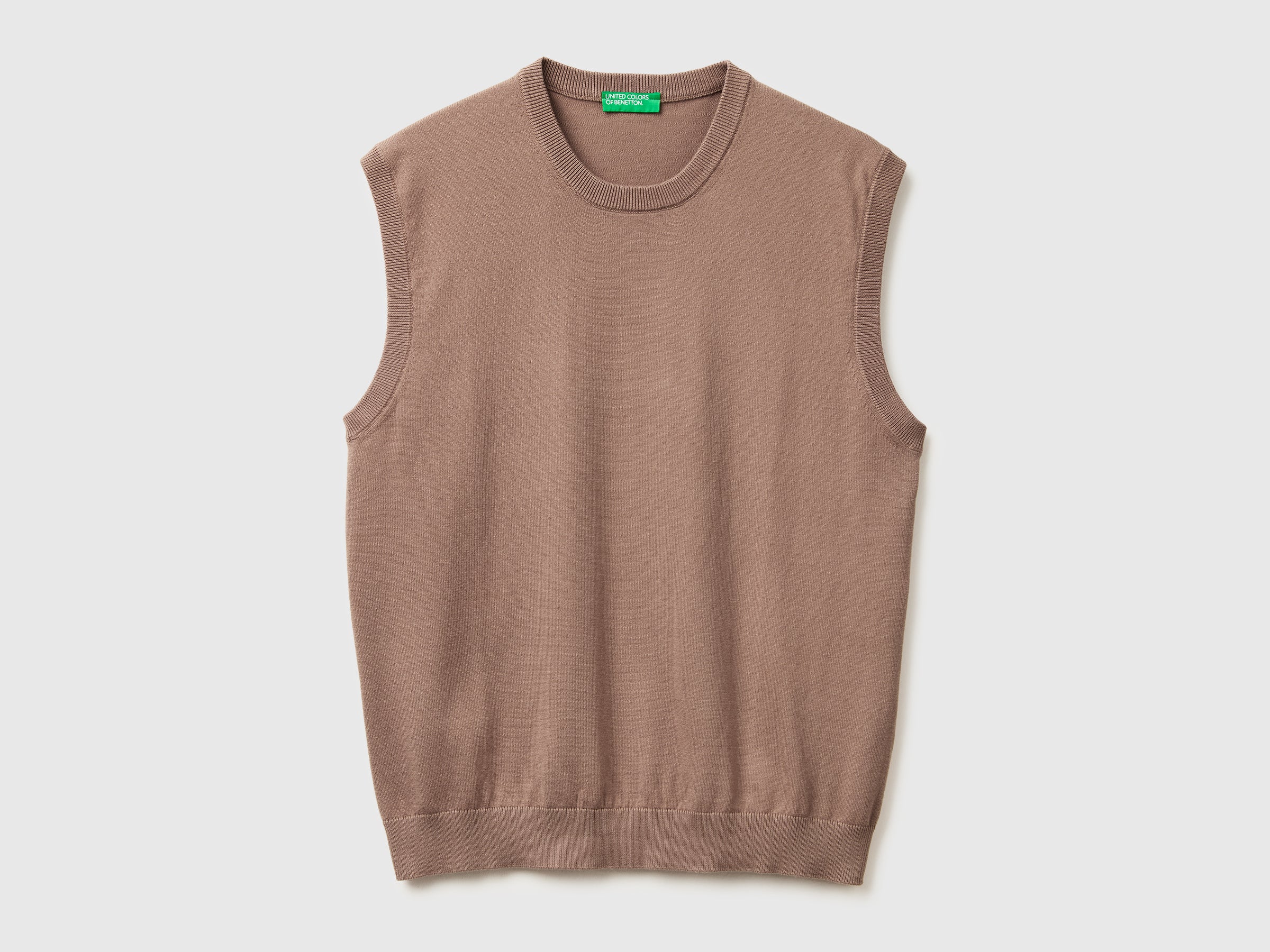 United Colors of Benetton Gilet Cotone Collo Rotondo Taglia M