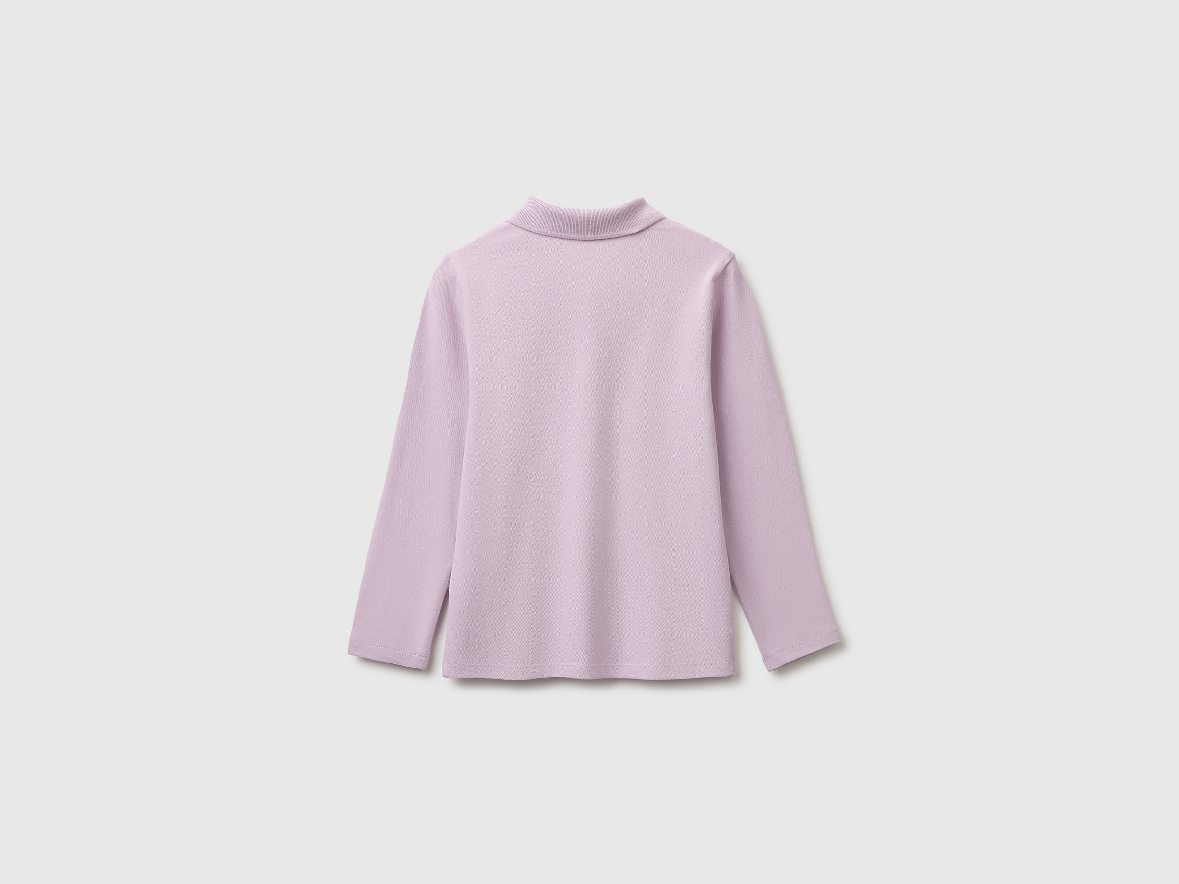 Benetton Polos Polo Manica Lunga Cotone Biologico