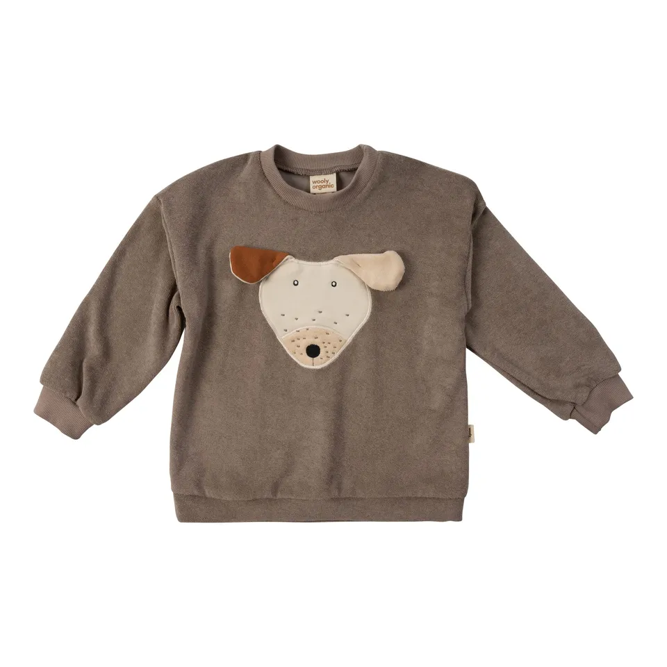 Woolly Organic SS26 felpa bimbo cotone bio oversize