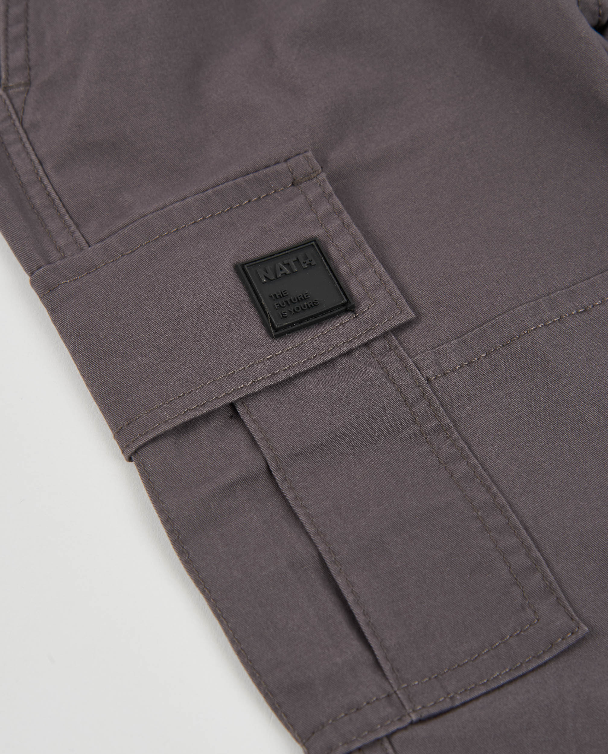 TucTuc Pantaloni cargo pantaloni grigio 4A tasche bambino