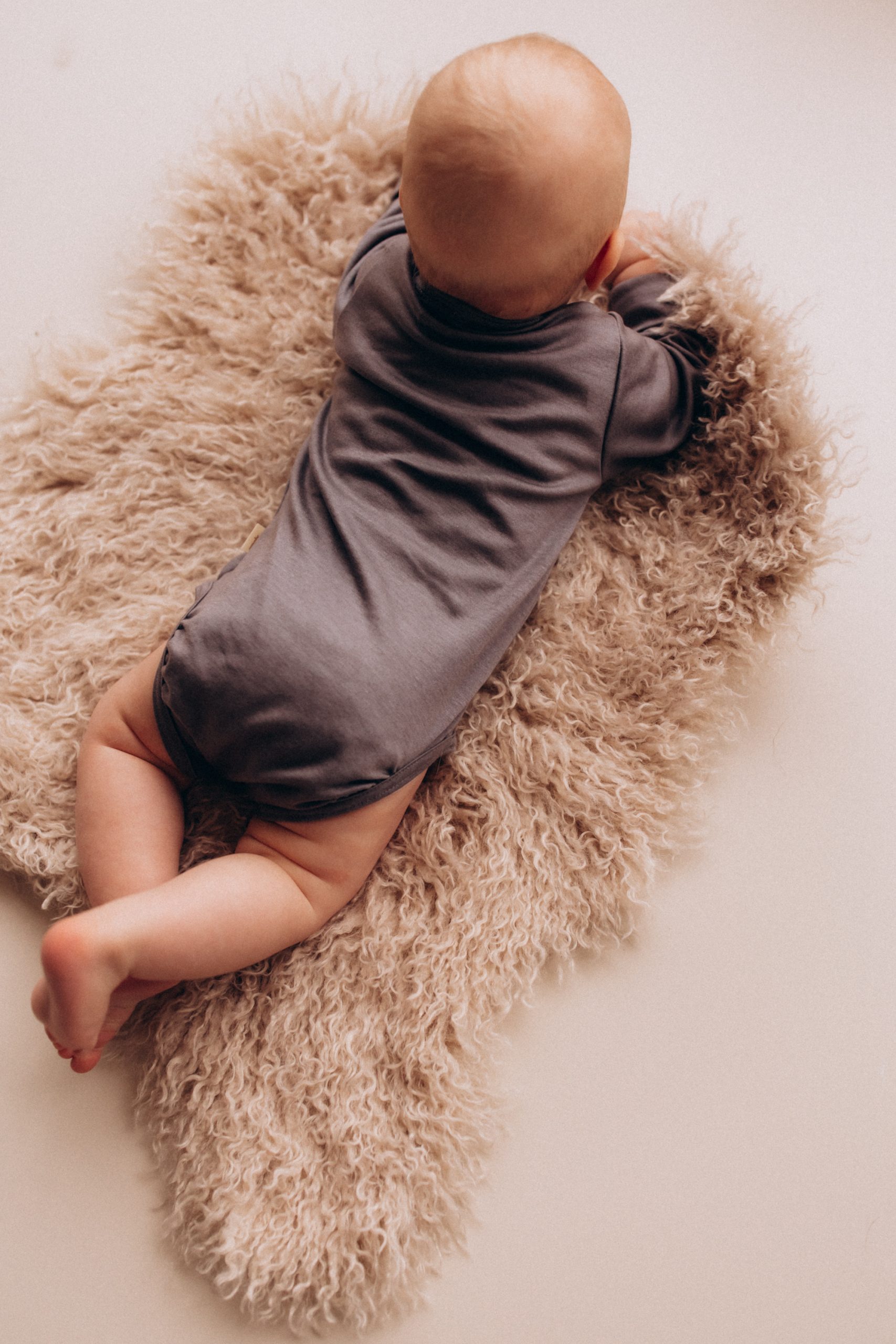 Woolly Organic Lyocell Wool body neonato manica lunga