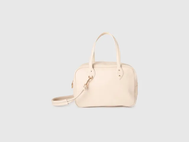 United Colors of Benetton Bowling Bag borsa OS tessuto spalmato