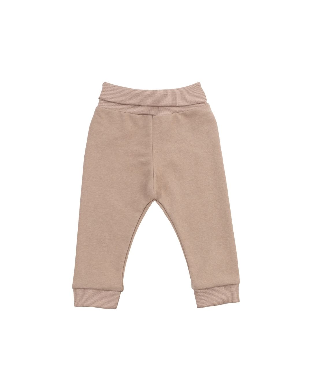 Woolly Organic Trousers pantaloni tuta cotone bio taupe