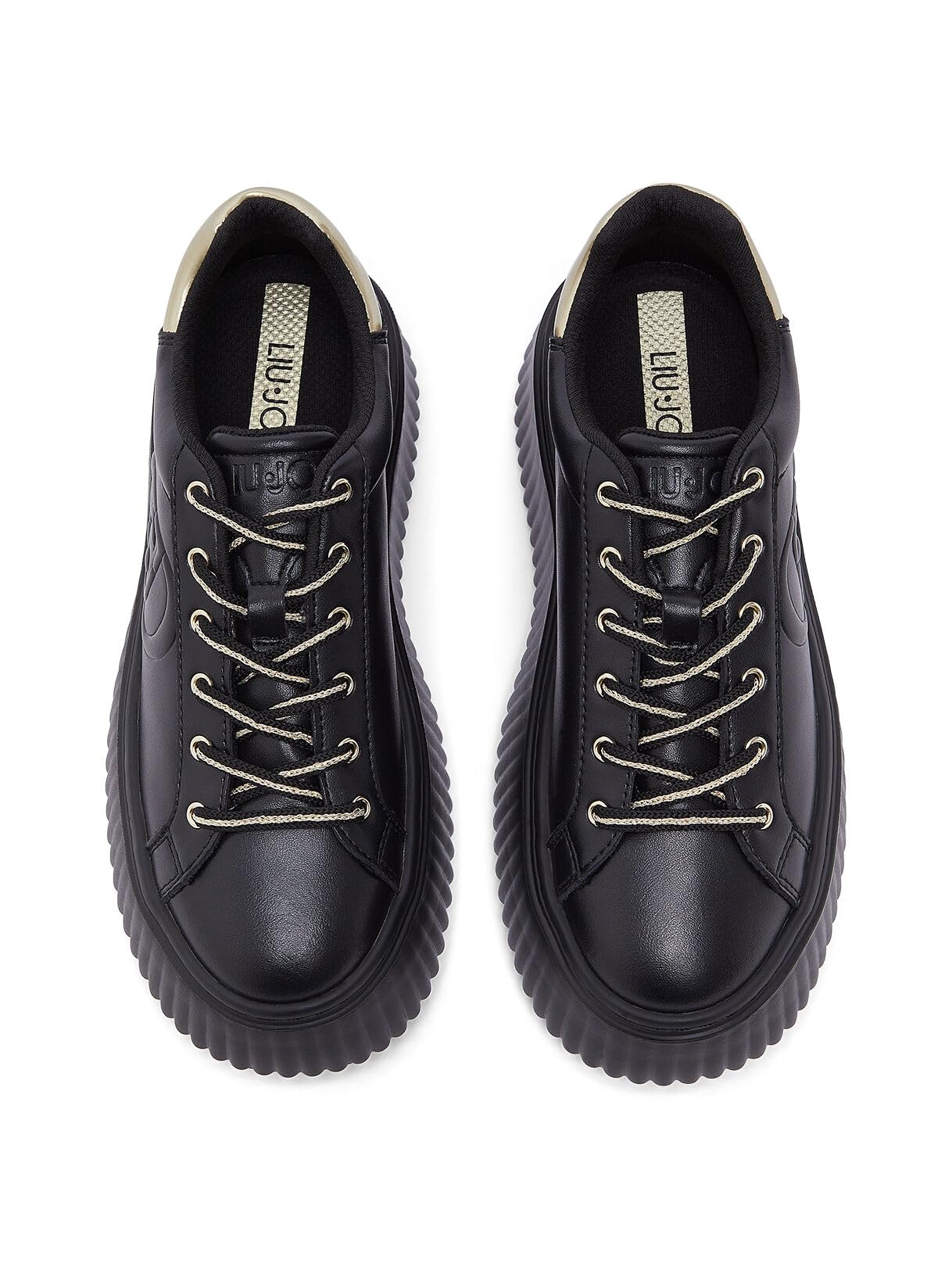Liu Jo Sneakers Platform Pelle Donna Nero 38 EU