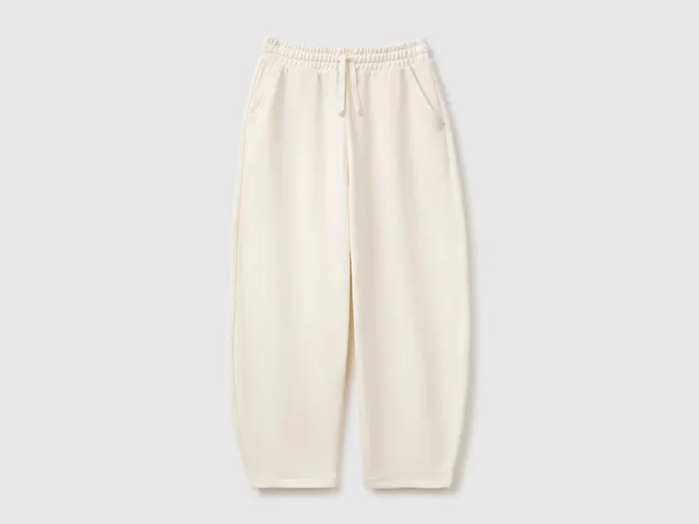 United Colors of Benetton Joggers Felpa Cotone Balloon-Fit