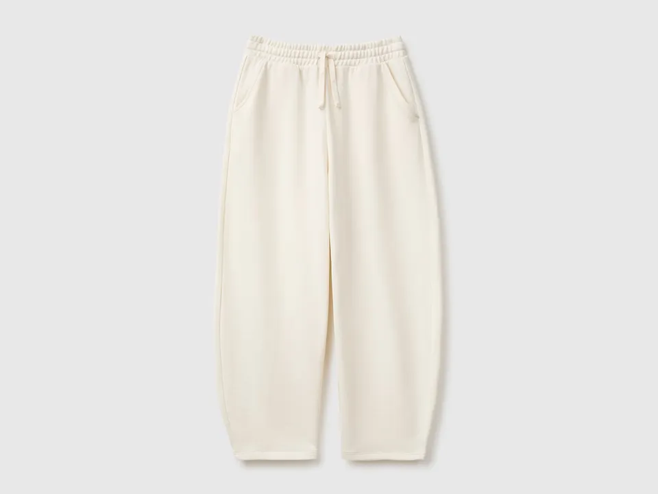 United Colors of Benetton Joggers Felpa Cotone Balloon-Fit