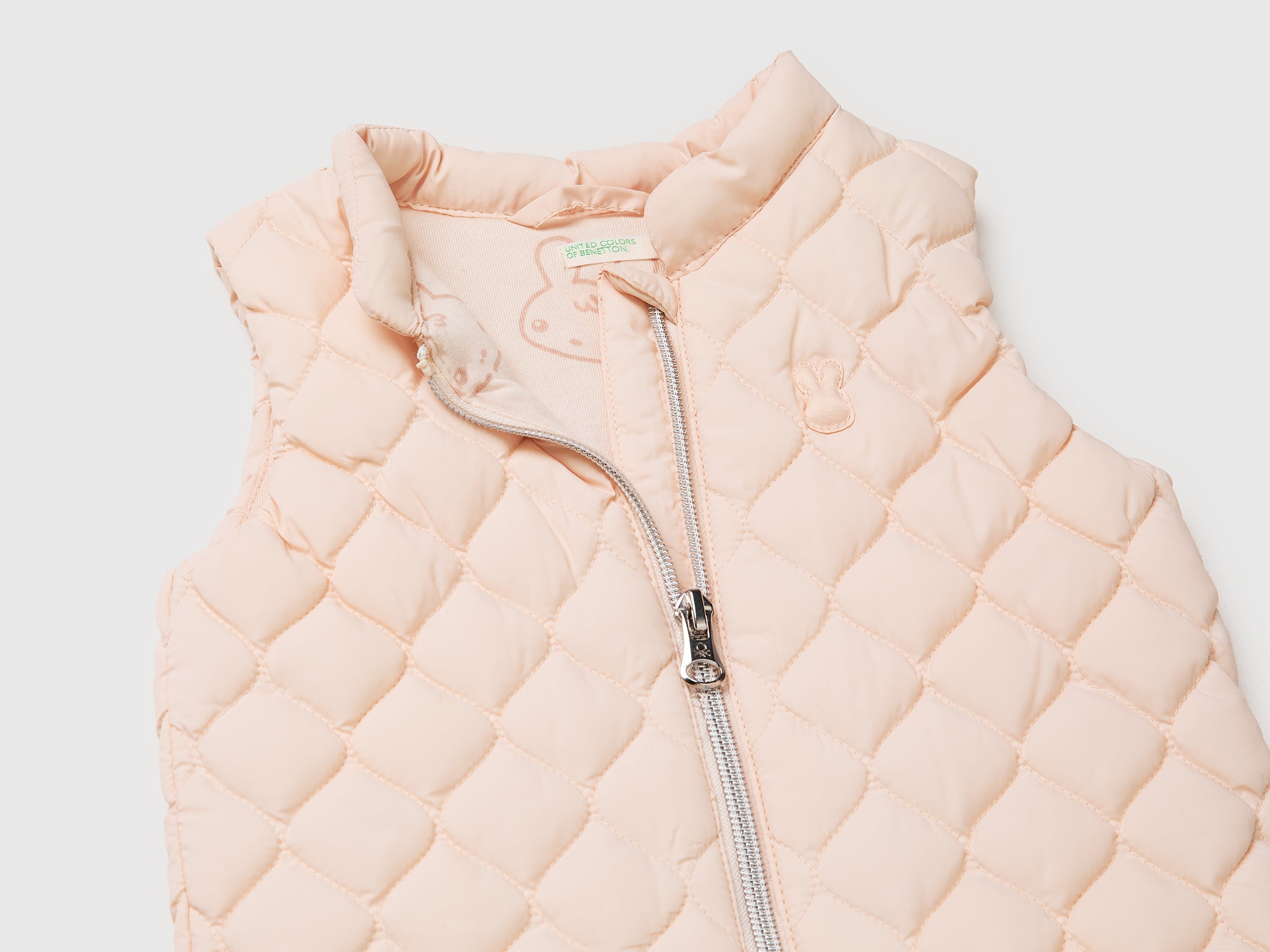 Benetton Gilet Smanicato Neonato Zip Rain Defender