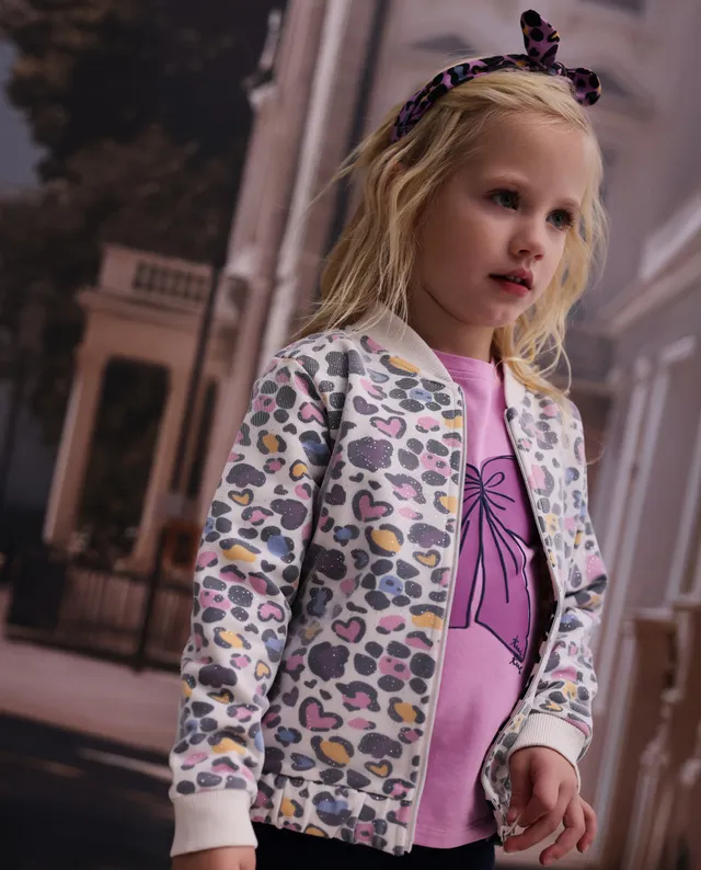 TucTuc Giacche Giacca Bimba Crudo Animalier Cerniera