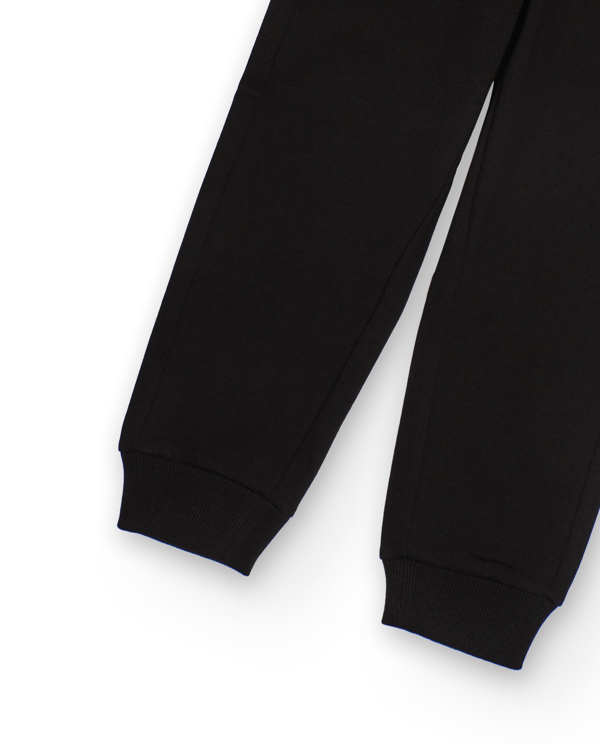 TucTuc Pantaloni jogger bambino nero elastico