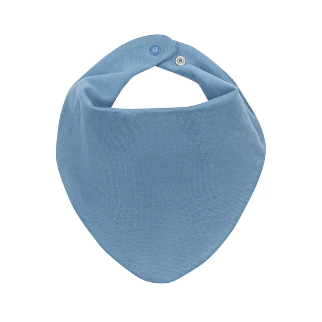 Woolly Organic Bavaglino neonato costina cotone bio bottone