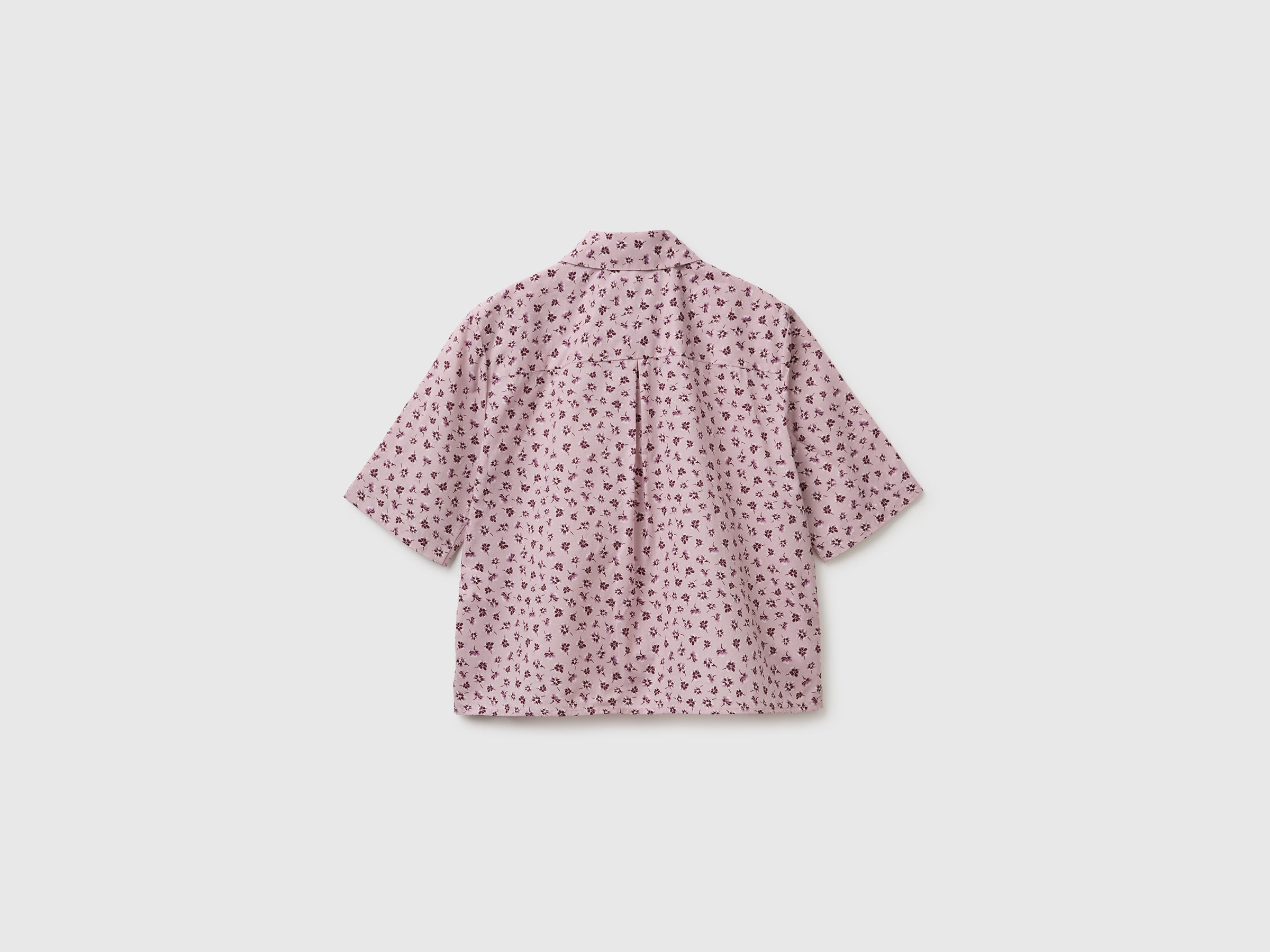 United Colors of Benetton camicia fantasia cotone manica corta