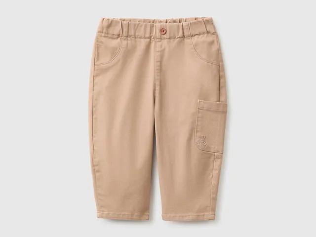 United Colors of Benetton Trousers CORE-FALL-012 Pantaloni Taglia 68 Coniglio