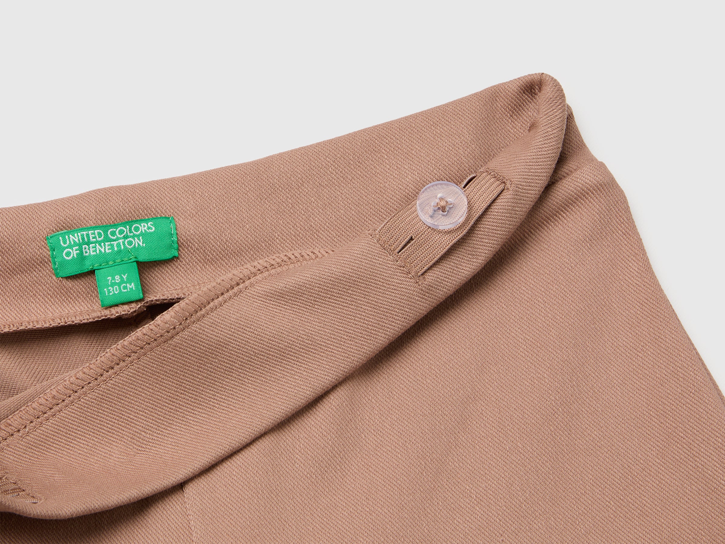 United Colors of Benetton Pantaloni Palazzo Cotone Gamba Larga