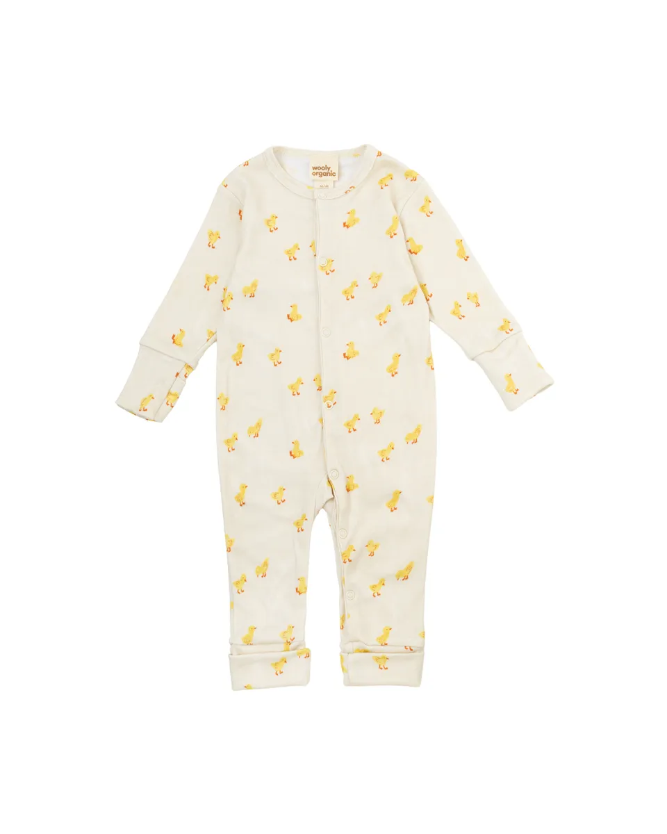 Woolly Organic Sleepsuit GOTS SS27 tutina cotone Follow Chicks