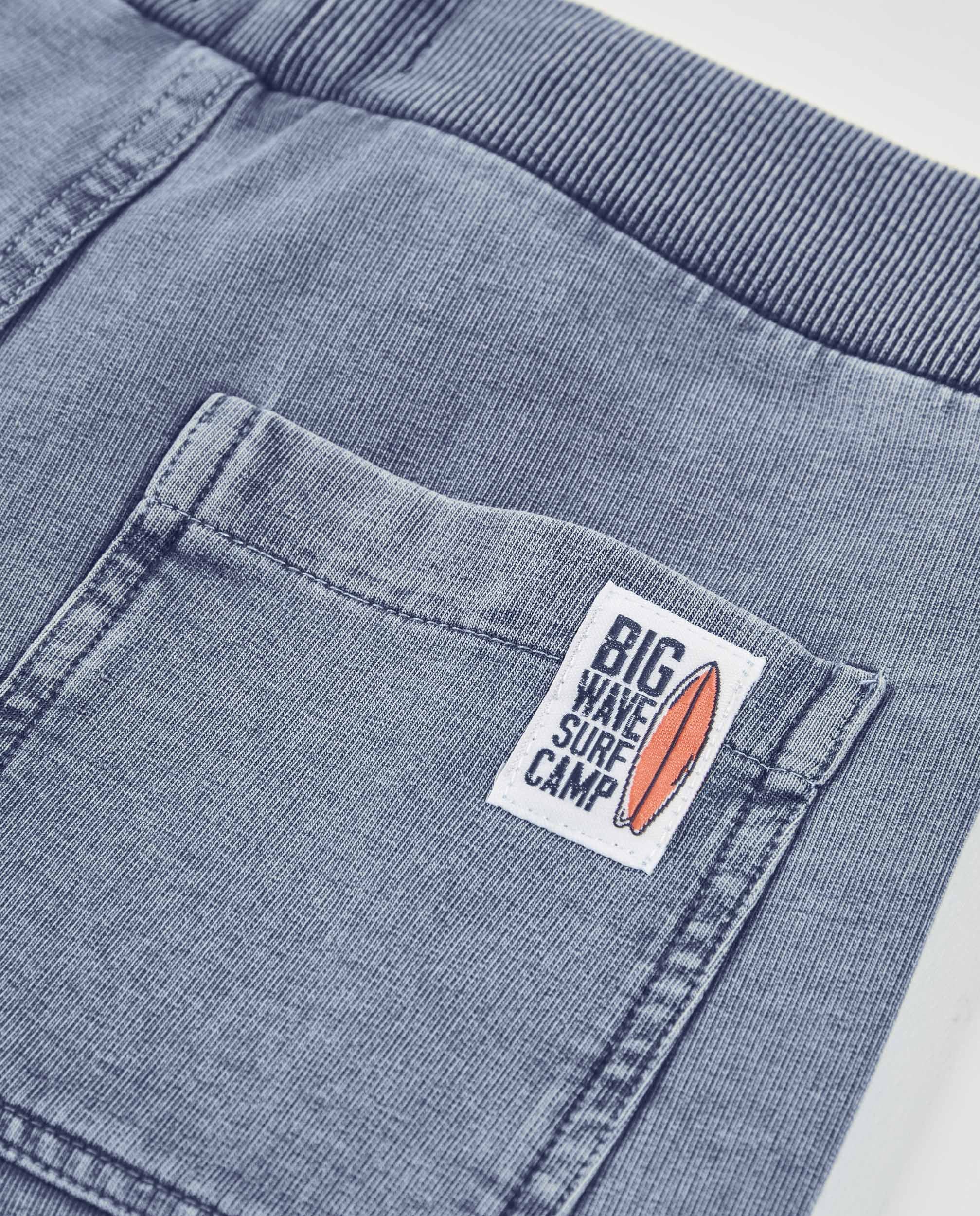 TucTuc Bermuda Bimbo Denim Jeans Elastico Effetto Lavato