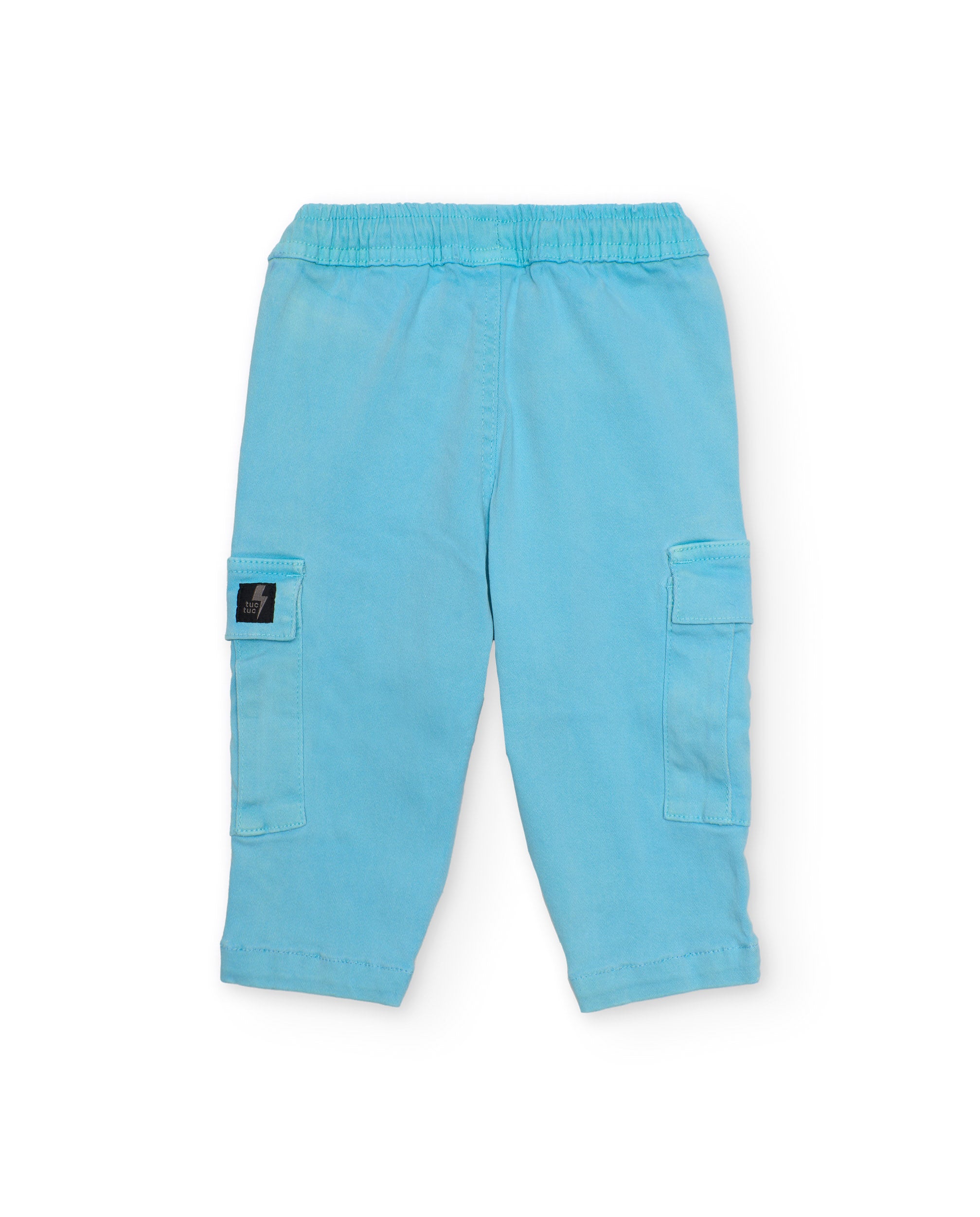 TucTuc Pantaloni Pantalone Bambino Azzurro Cargo