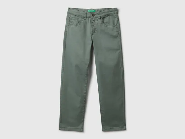 United Colors of Benetton pantaloni cotone cinque tasche