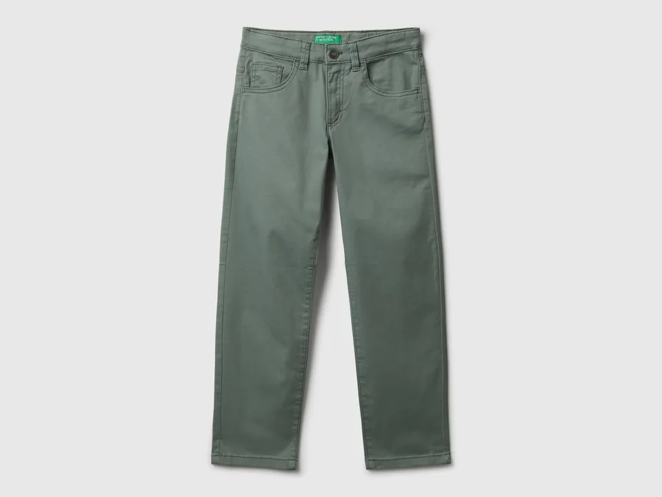 United Colors of Benetton pantaloni cotone cinque tasche