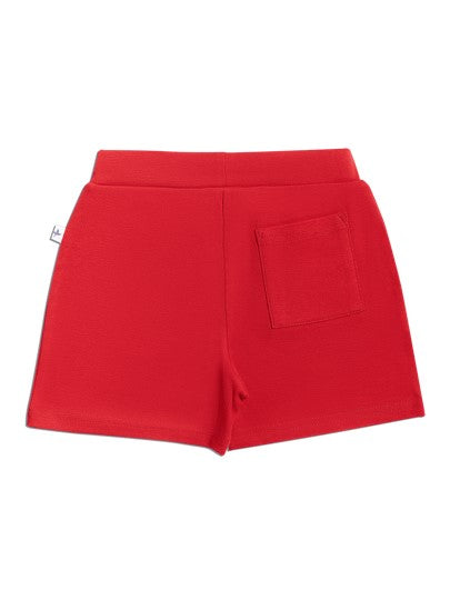Leela Cotton Pantaloncini shorts bimbo rossi cotone organico