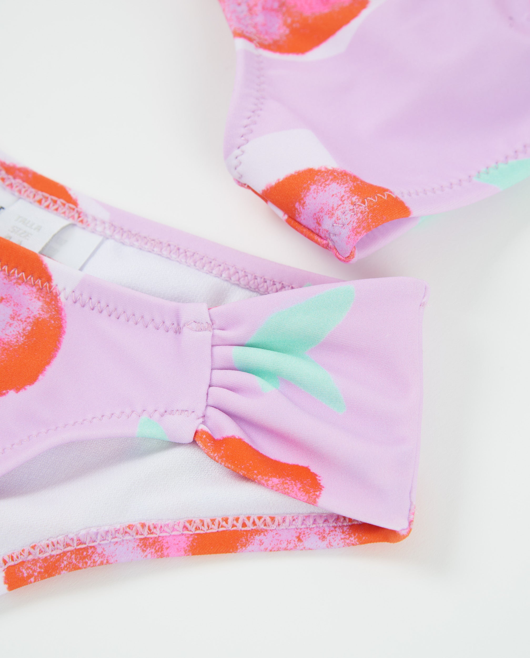 TucTuc Bikini Bambina Rosa Fiore Maglia Stampa Floreale