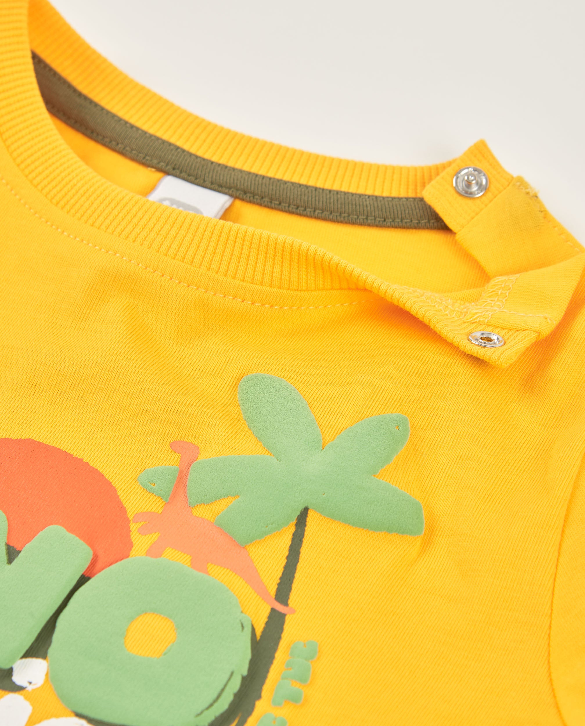 TucTuc Magliette T-shirt bambino cotone giallo tropicale
