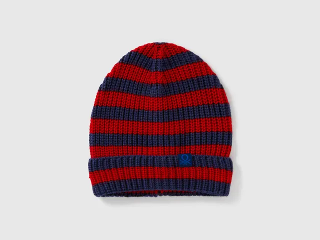 United Colors of Benetton Cappello righe multicolore taglia 82-98