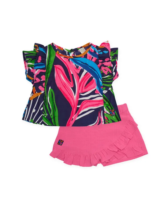 TucTuc Completi completo bambina navy stampa marina