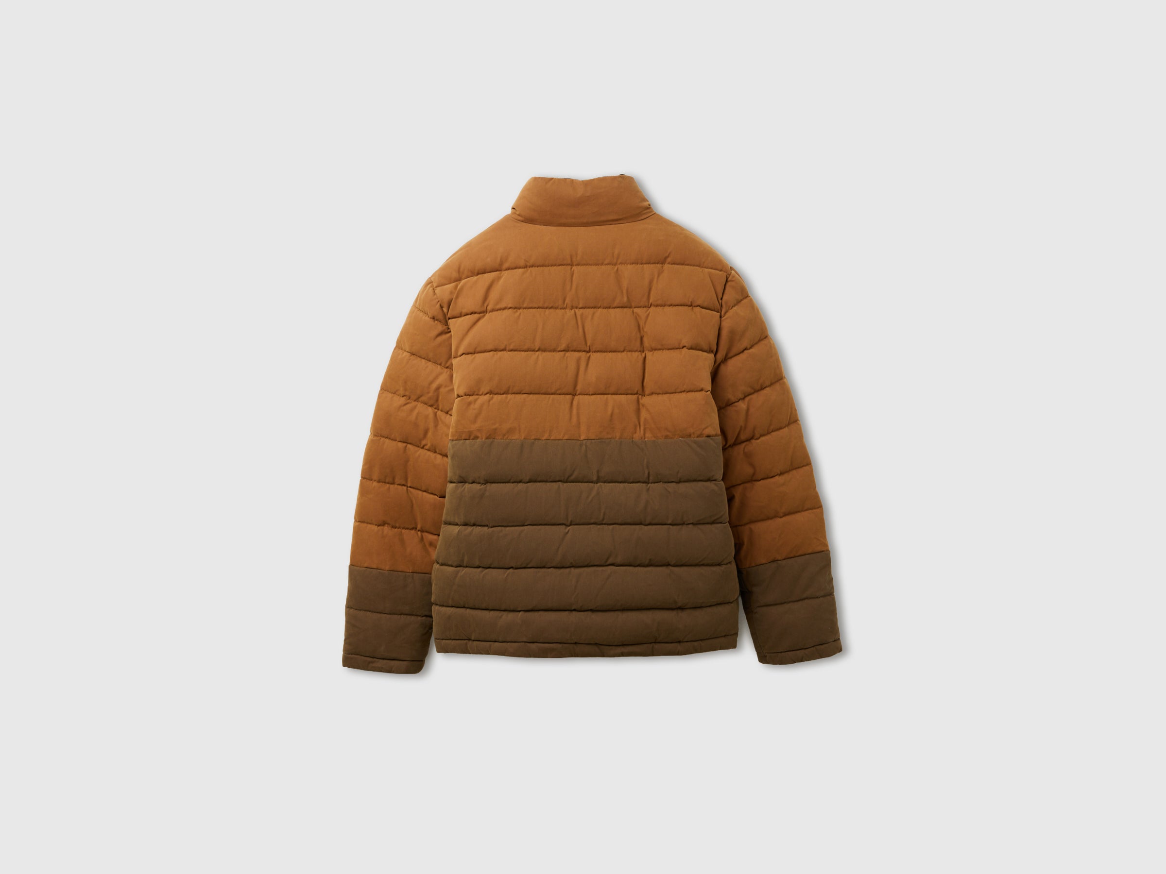 Benetton Giacca Pesante Trapuntata Nylon Cotone Velluto