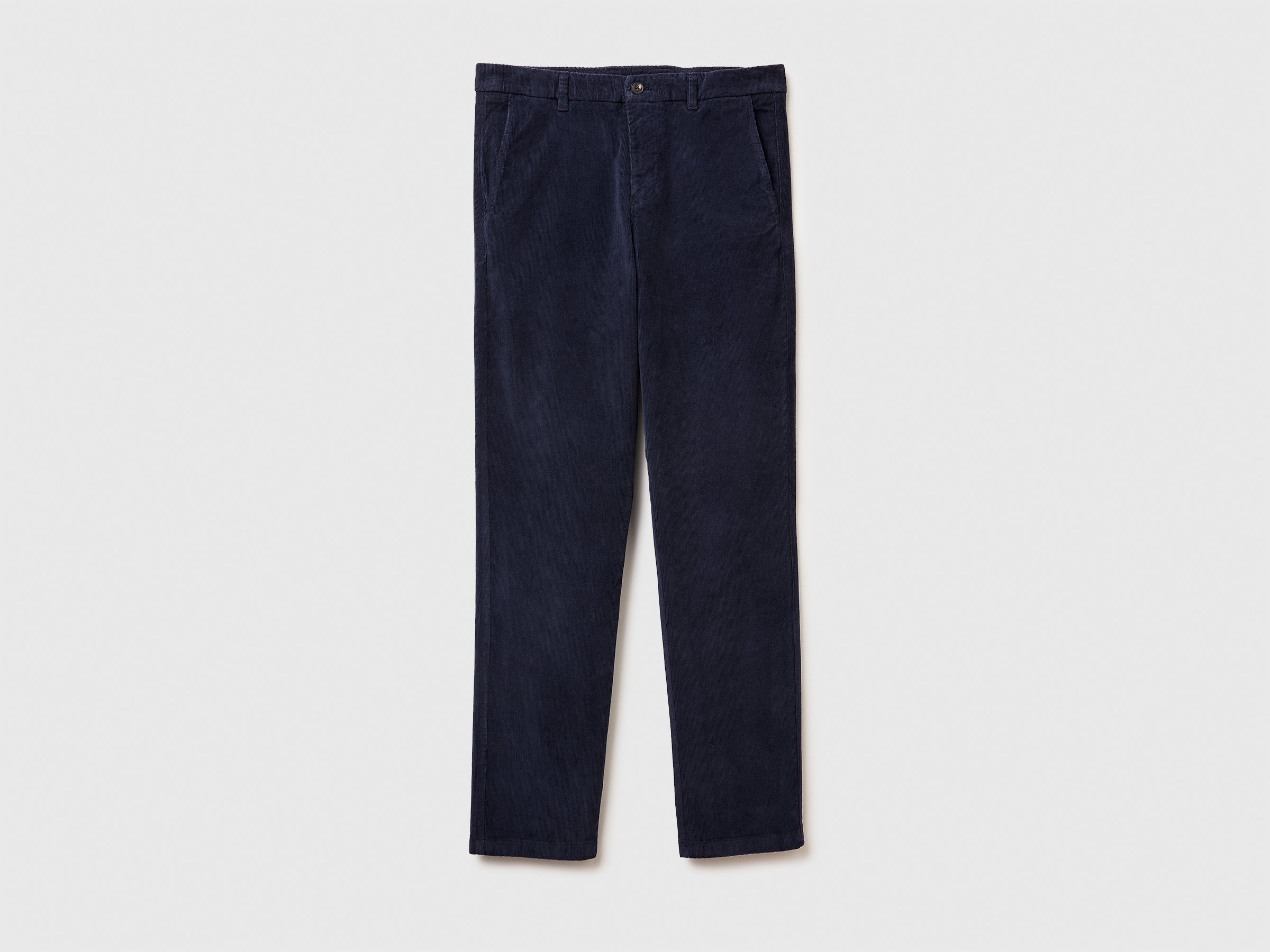 United Colors of Benetton pantaloni velluto slim fit cotone elasticizzato