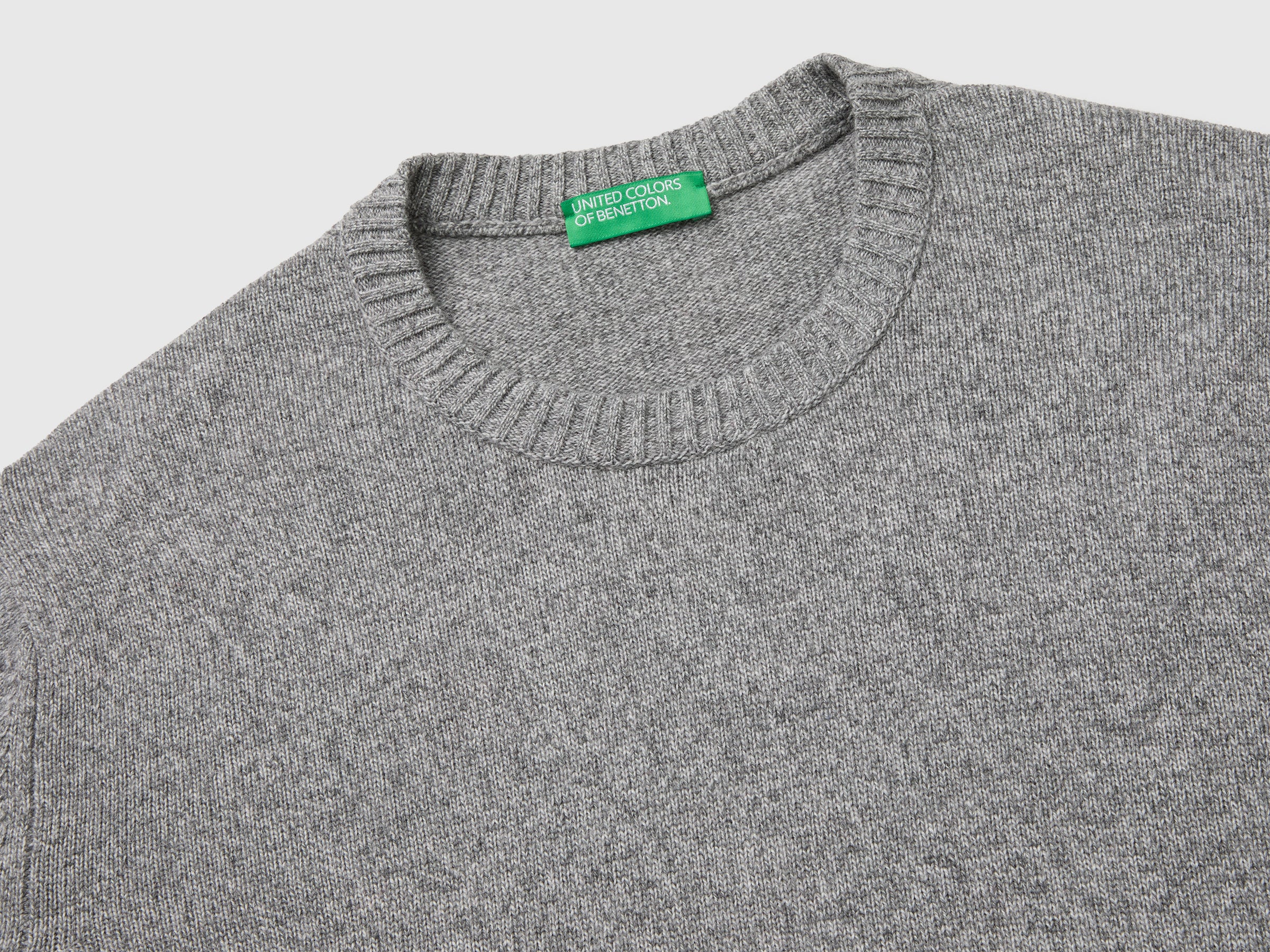 United Colors of Benetton Maglione Girocollo Lana Cashmere M