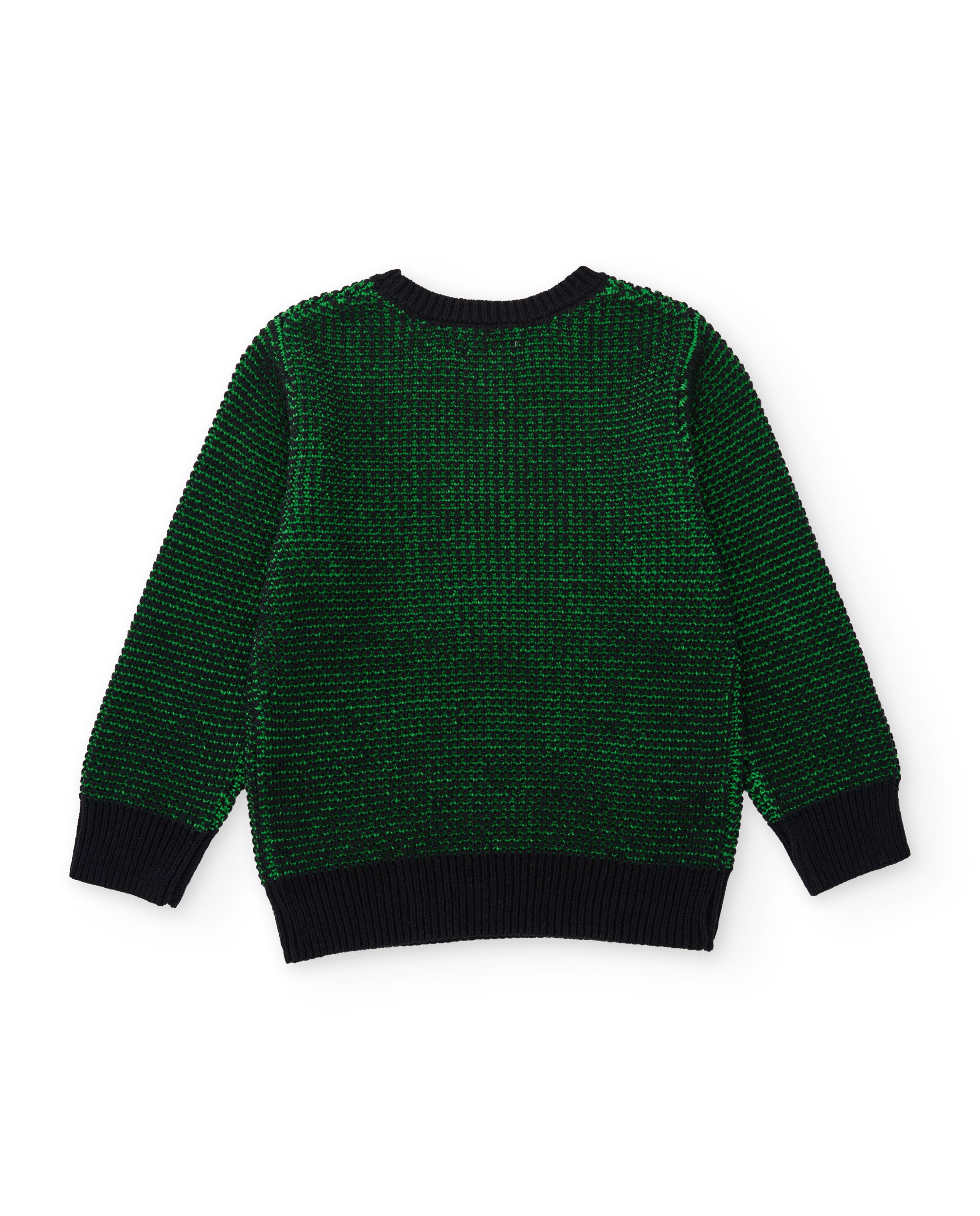 TucTuc Maglione tricot bambino collo rotondo verde