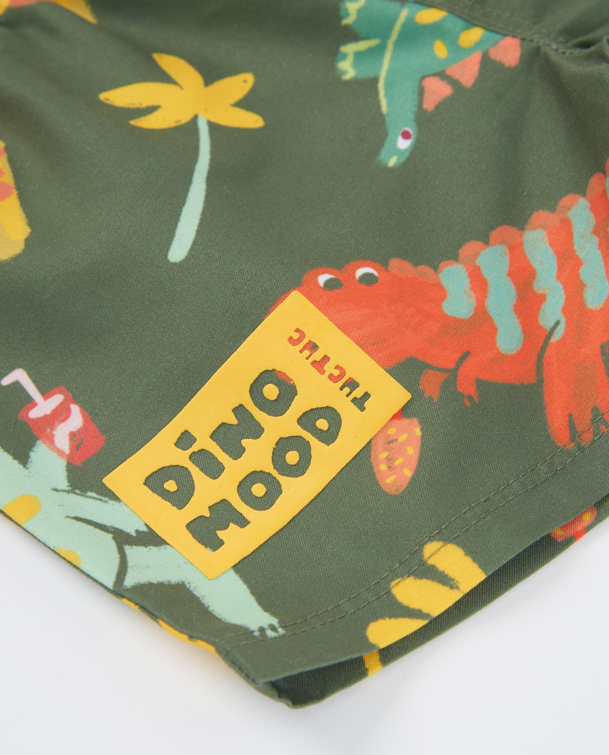 TucTuc Costumi Da Bagno boxer bimbo dinosauri verde