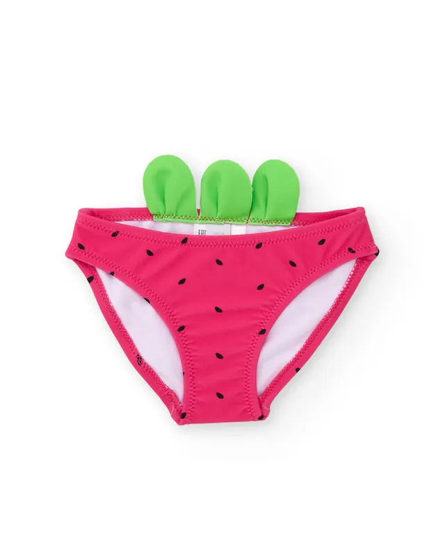 TucTuc Costumi Anguria slip bambina rosa