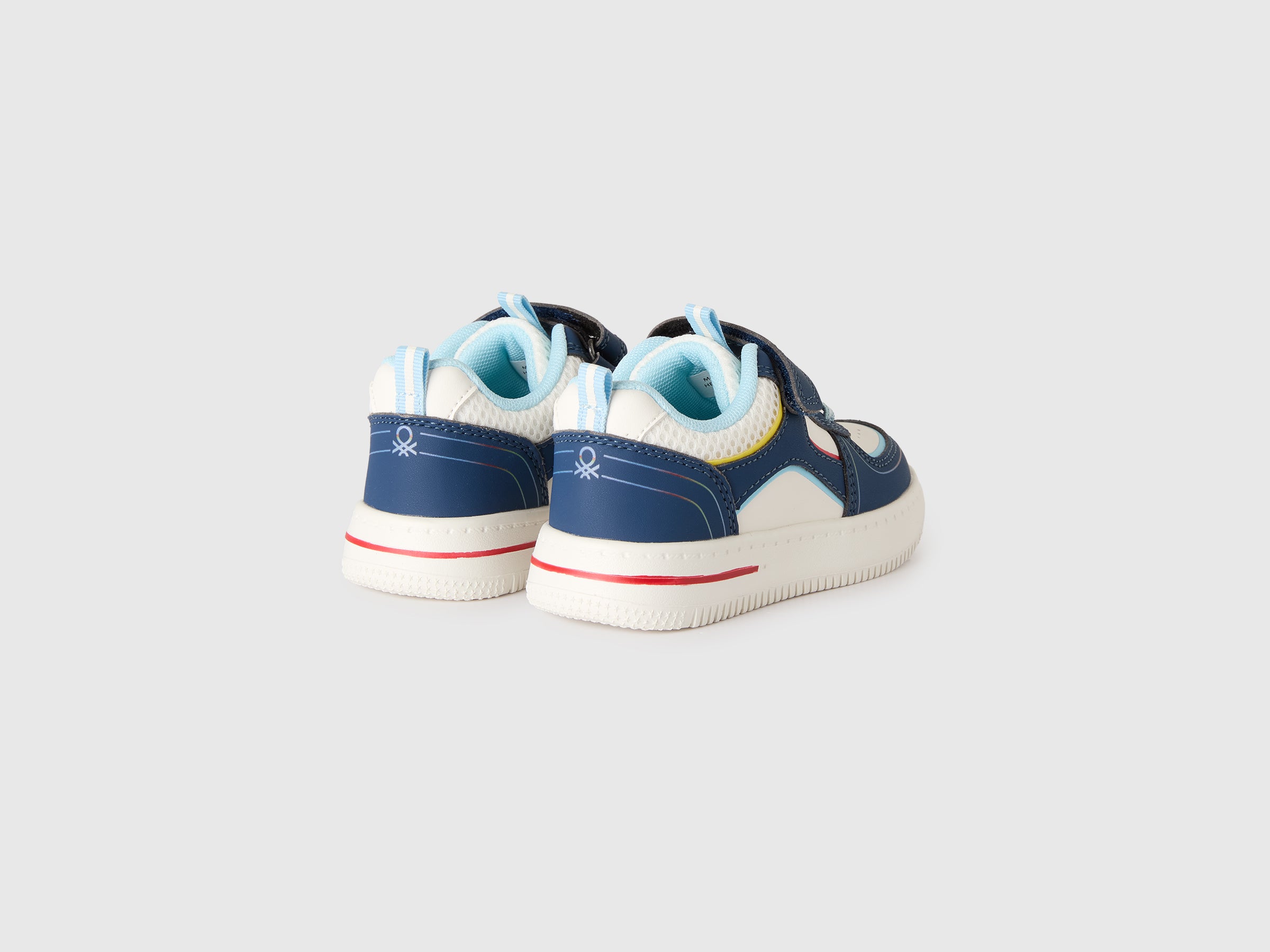 Benetton 8WVWRD004 sneakers bimbo velcro mesh