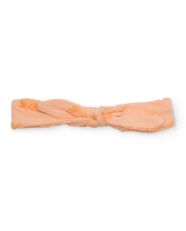 TucTuc Accessori fascia neonata nodo arancione