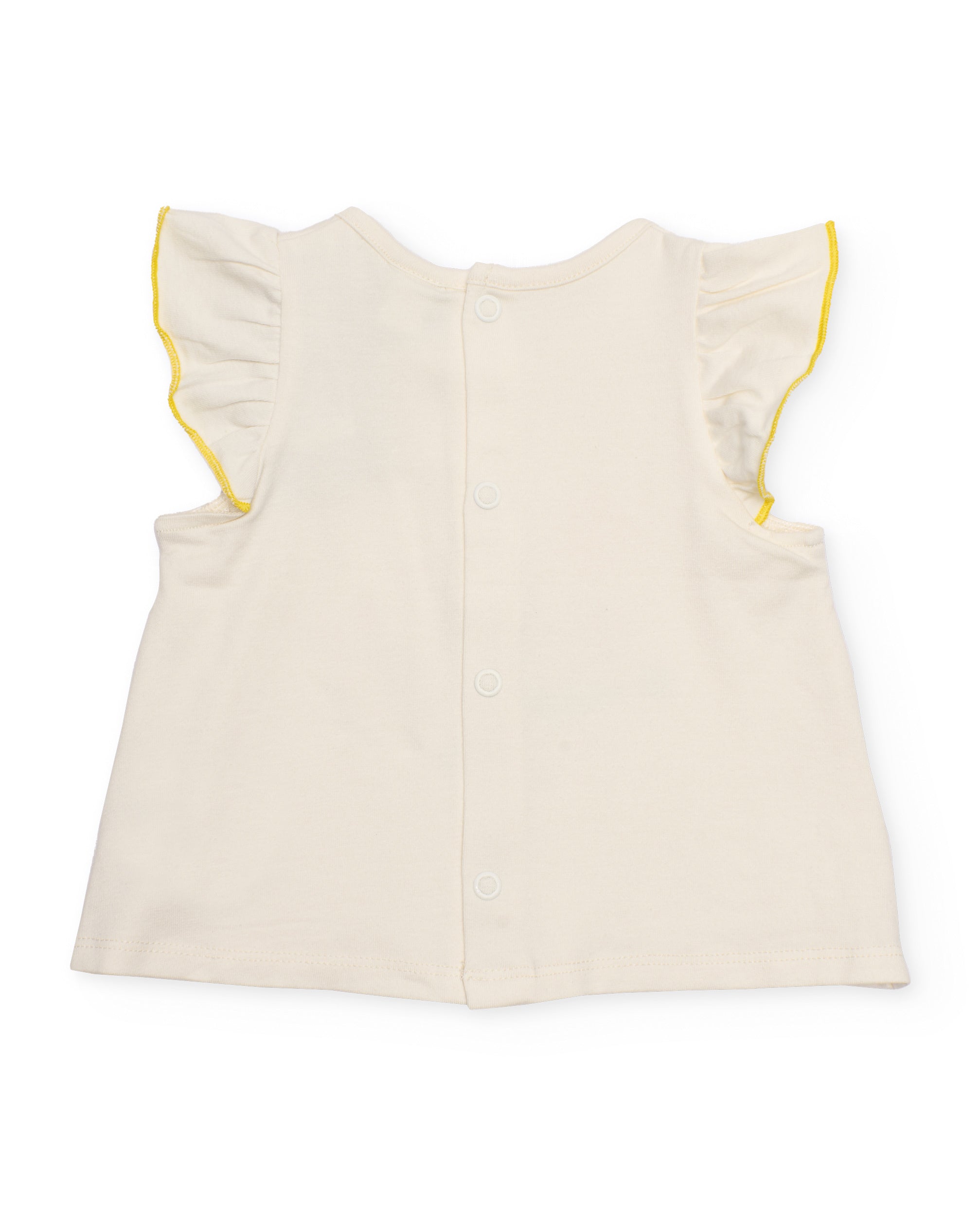TucTuc Completi Completo 3 Pezzi Vichy Giallo Neonata