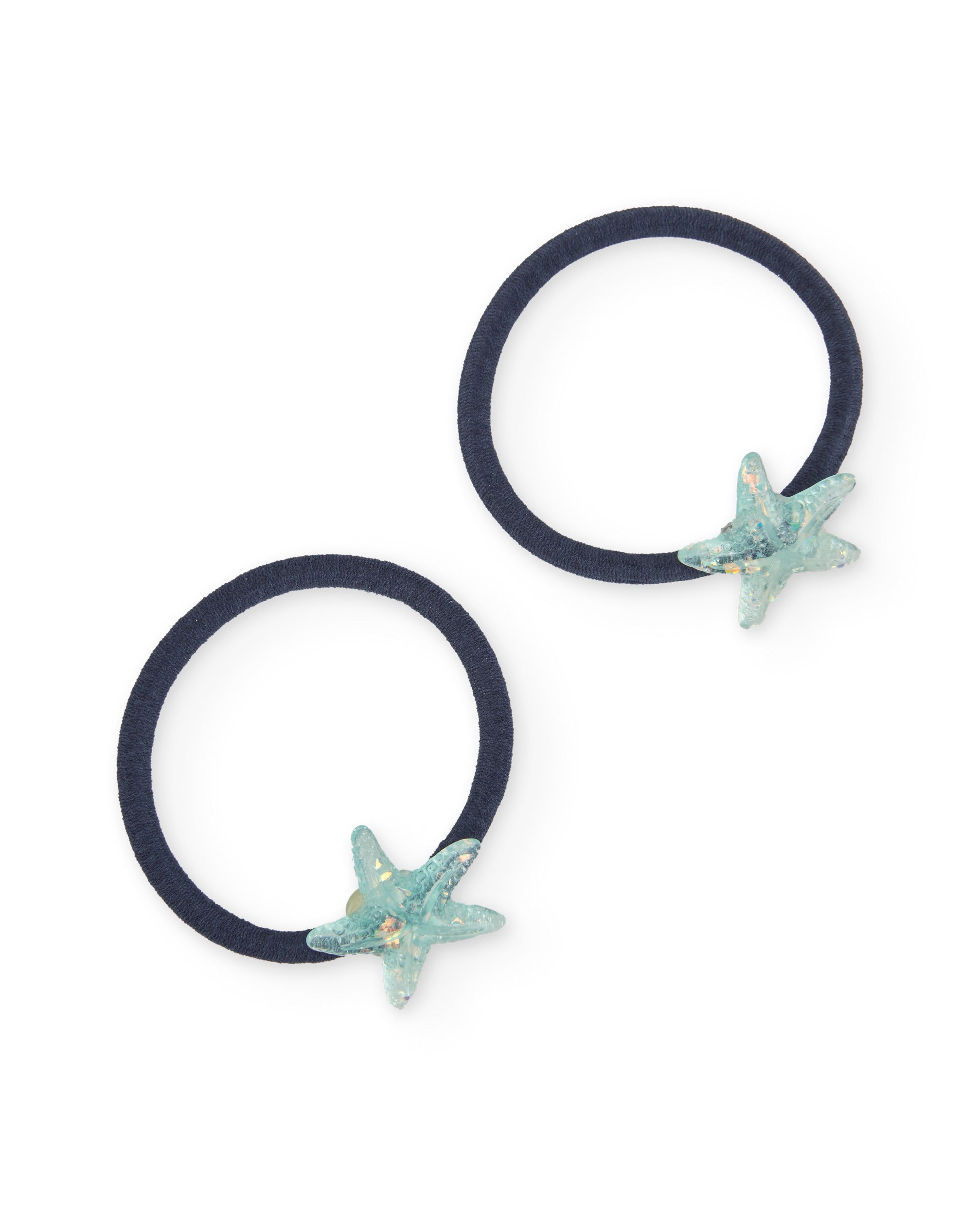 TucTuc Accessori elastico capelli bambina blu set 2 pezzi stella