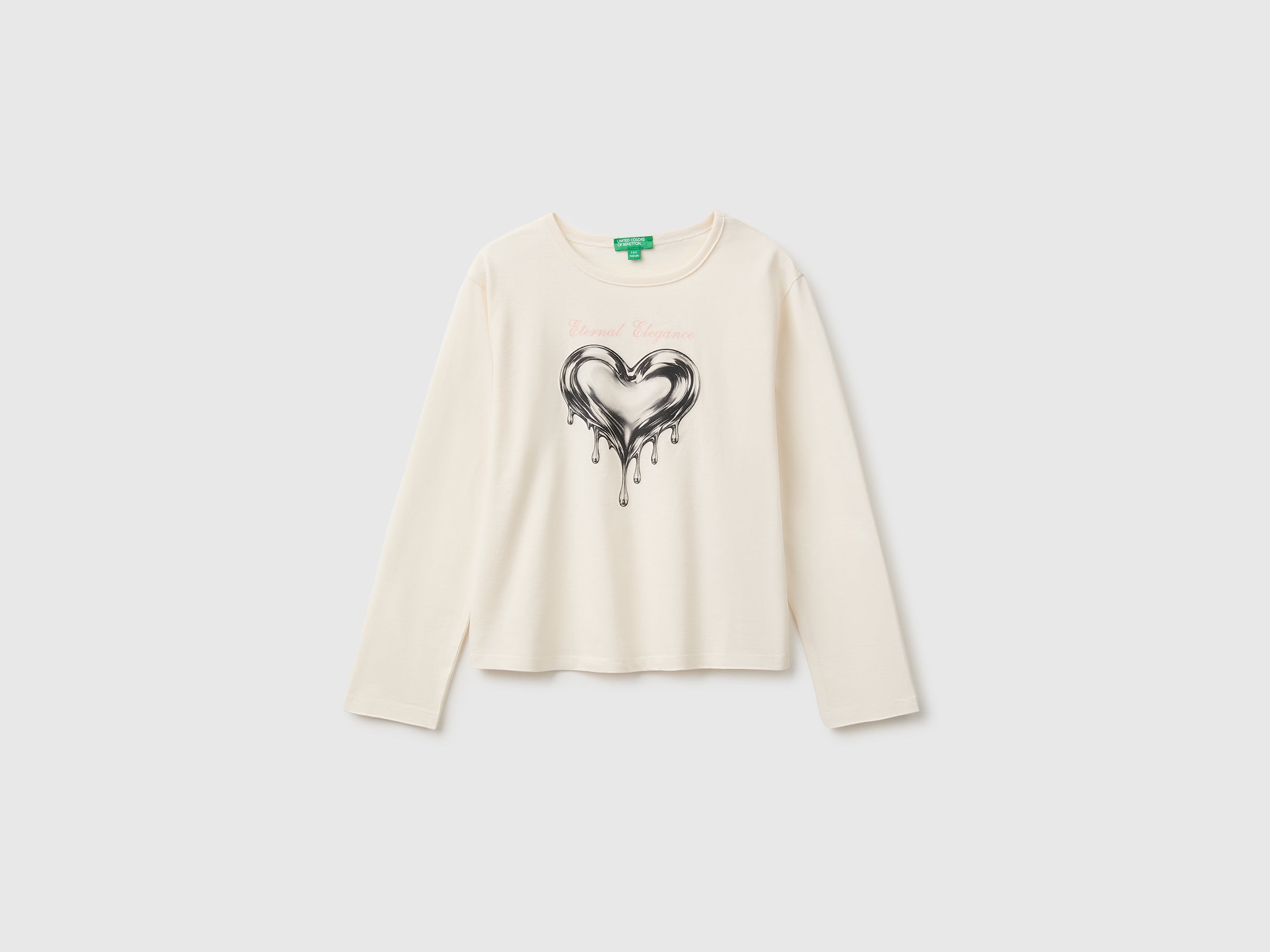 United Colors of Benetton T-Shirt Cotone Organico Stampa Taglia M