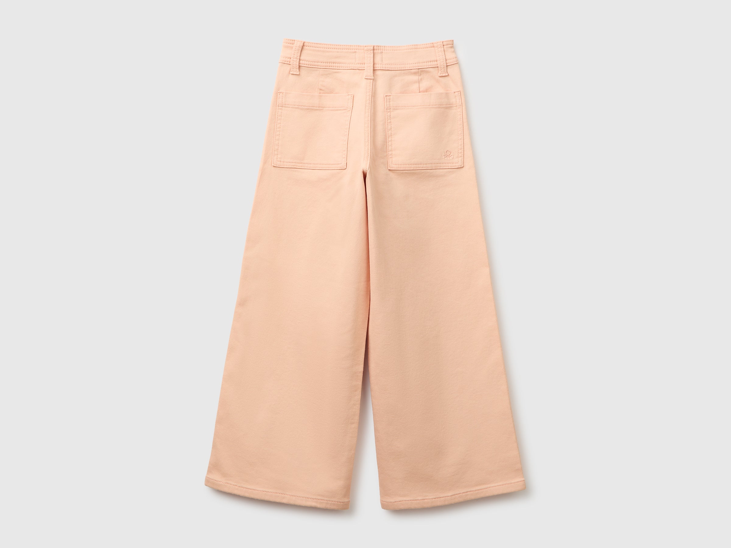 United Colors of Benetton Trousers Pantaloni gamba larga cotone stretch