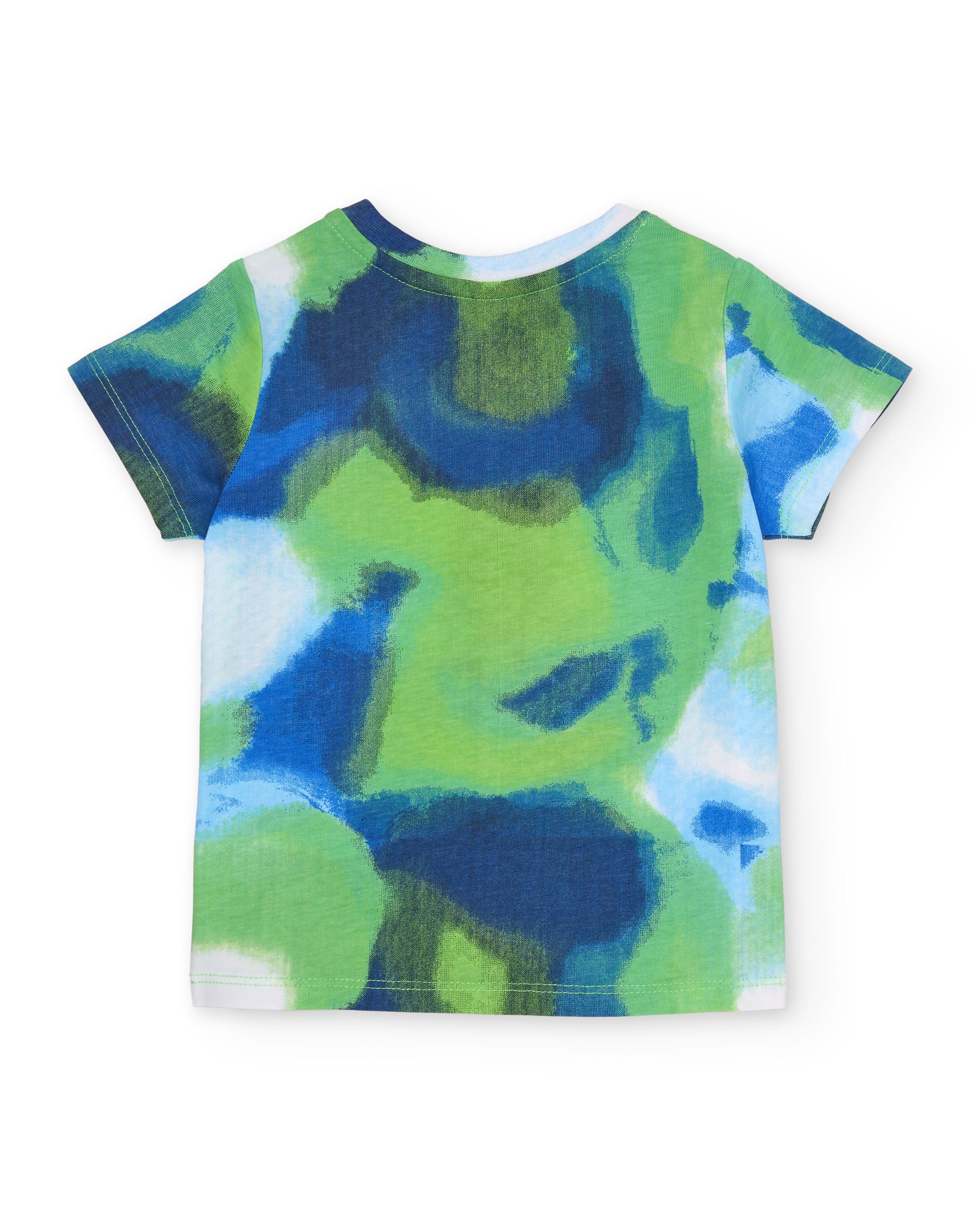 TucTuc Magliette t-shirt bambino blu medusa acquerello