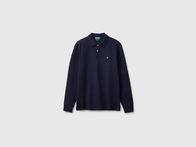 United Colors of Benetton Polos polo cotone organico manica lunga